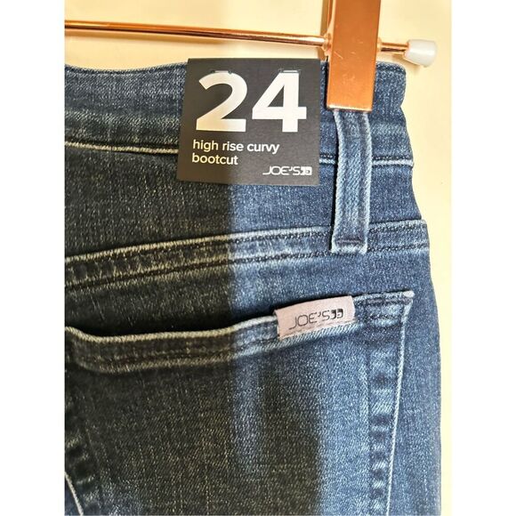 Joes Jeans High Rise Curvy Bootcut Classic Blue Jeans Size 24 New - Picture 5 of 6